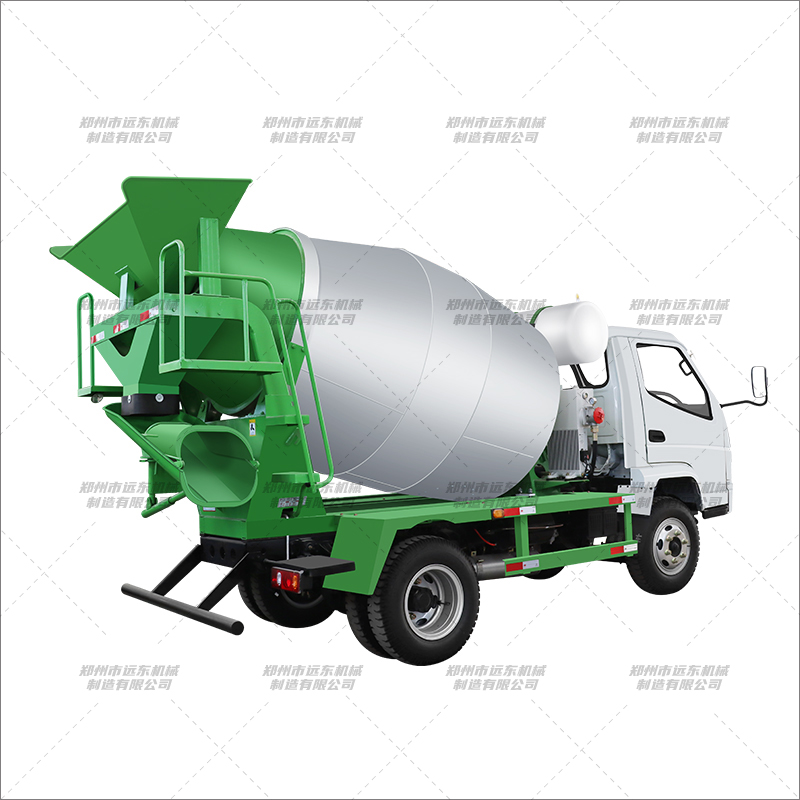 3方轻卡混凝土搅拌罐车(图2)